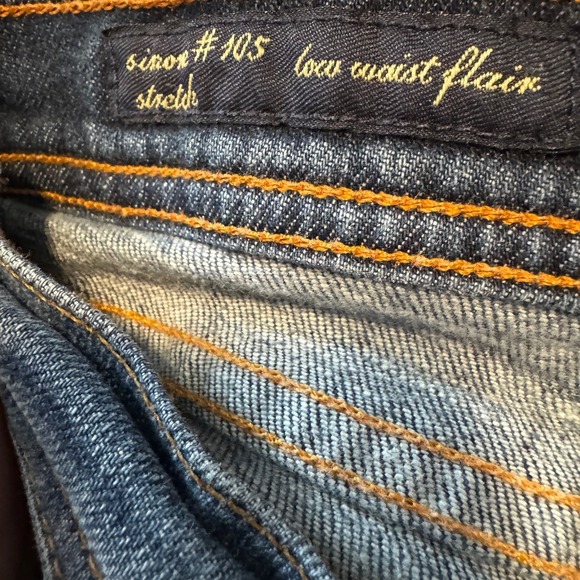 Citizens of Humanity Simone 105 Flare Low Waist Jeans Womens 29 USA Made Stretch - Picture 4 of 10